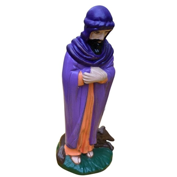 Vintage Nativity Set Holland Mold 12-Piece Hand-Painted 1970s READ - Picture 3 of 16